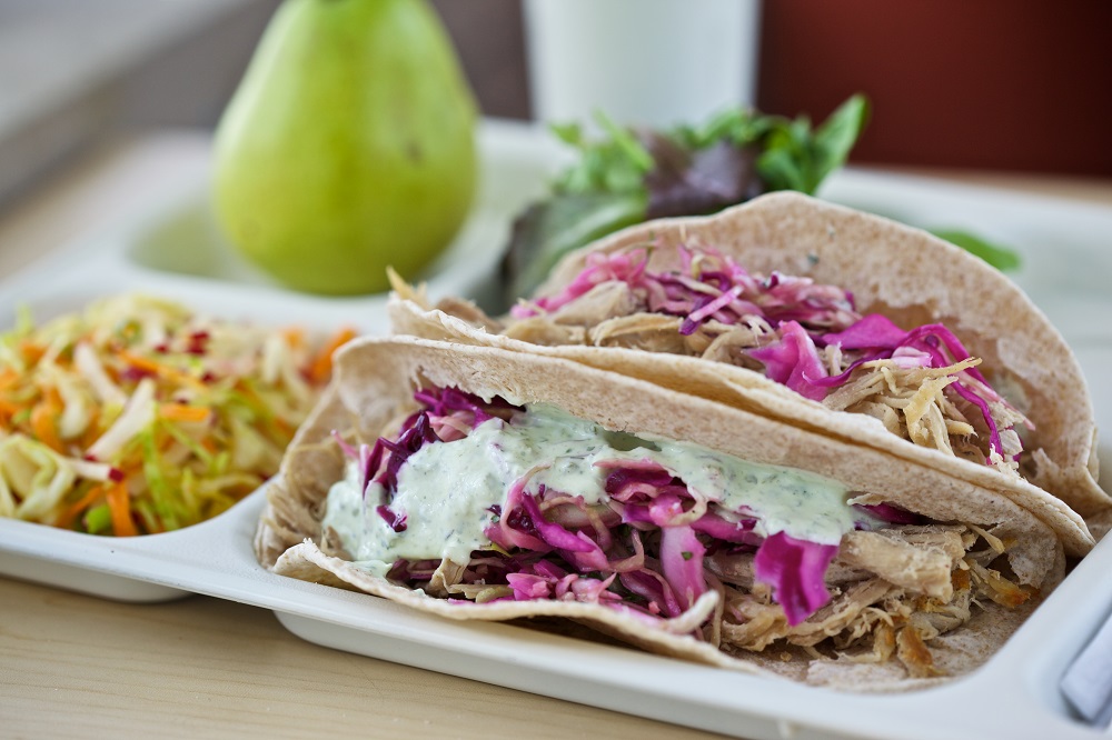 Lunch Tray with Tacos